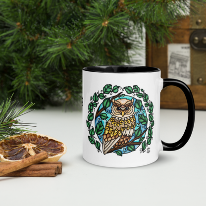 *Personalized Ollie the Owl Mug with Color Inside